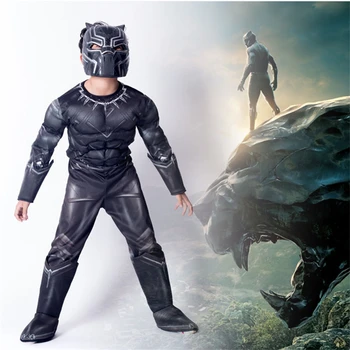 

Quanzhou Walson Black Panther Cosplay Halloween Costumes Child Onesie Bodysuit Jumpsuit Latex Masks Workout Clothes