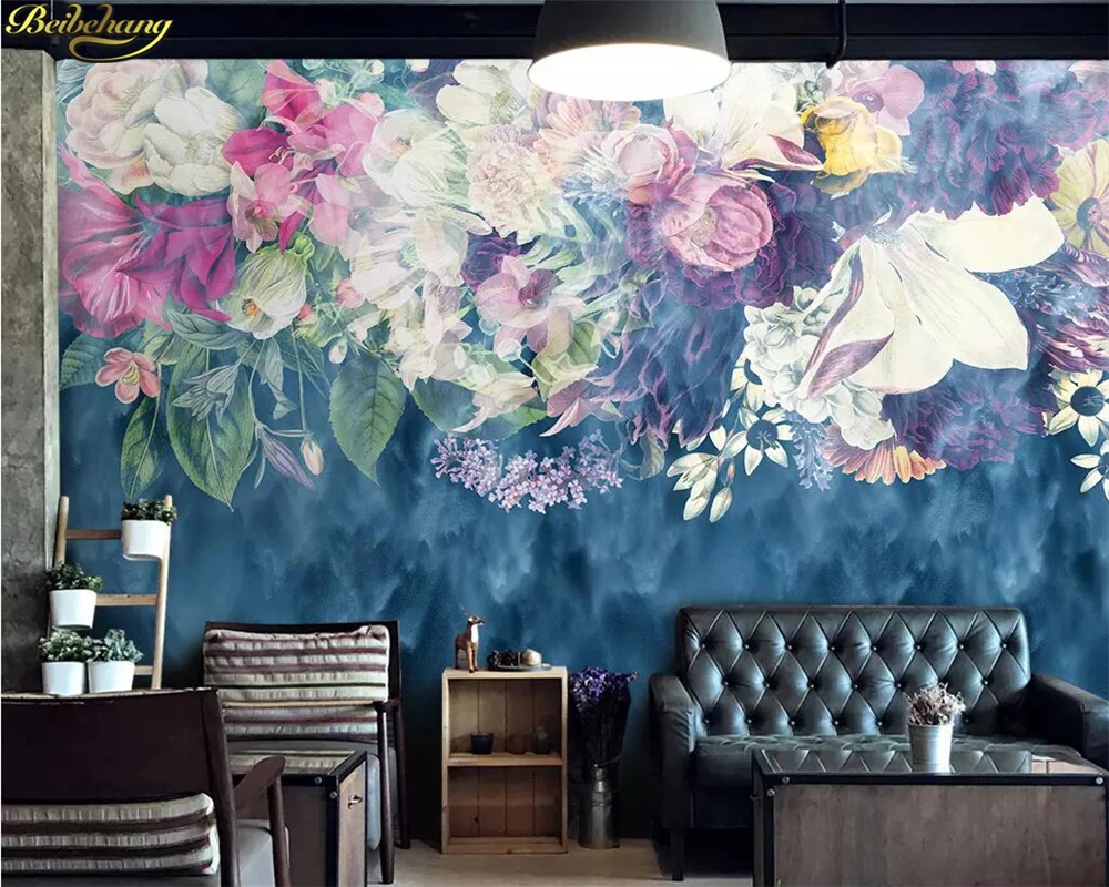 beibehang Custom wallpaper Nordic minimalistic retro abstract rose flower bedroom background wall papers home decor 3d wallpaper beibehang Custom wallpaper Nordic minimalistic retro abstract rose flower bedroom background wall papers home decor 3d wallpaper