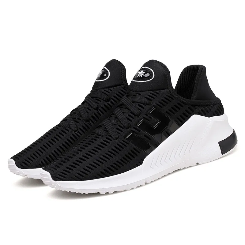 2018 Hommes Léger Printemps Caoutchouc Air Respirant Couple Été pink Mesh Transpiration white Black Chaussures Nouvelle on La En Slip Sneakers grey Plein Absorbant Mode De rwx8UrPq4
