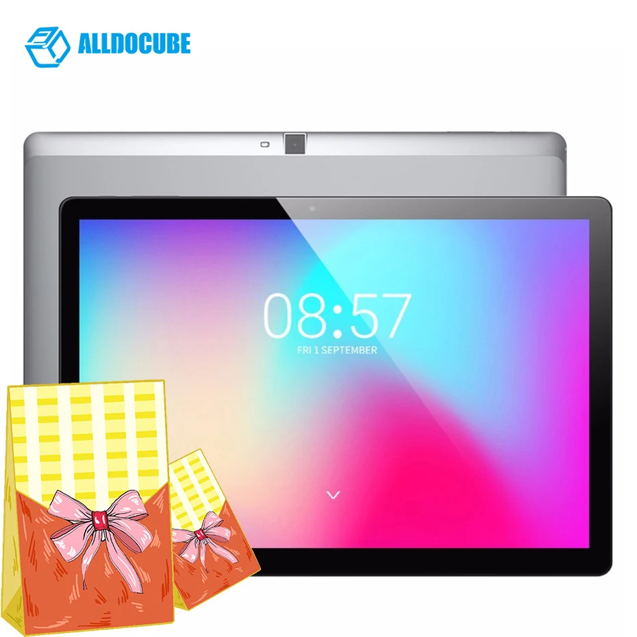 

ALLDOCUBE M3 10.1" 1920 x 1200 Android 7.0 Tablets MT6753 Octa Core 2GB RAM 32GB ROM 4G Phone Call Tablet 8000 mah Quick Charge