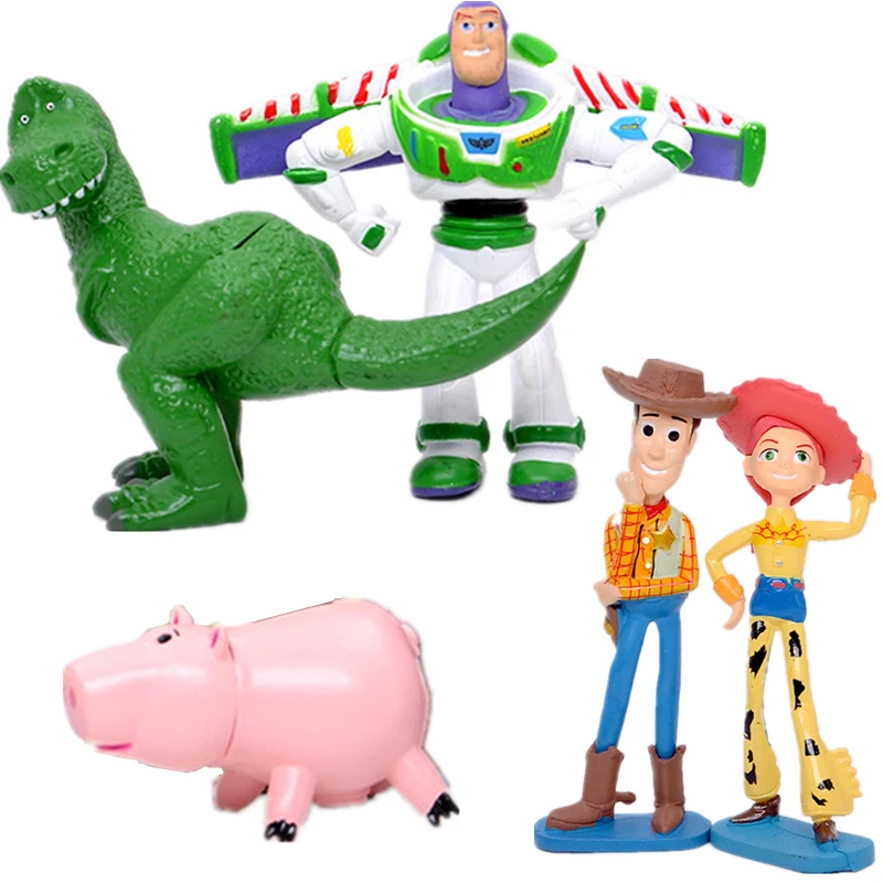 

Disney Pixar Toy Story 4 Woody Buzz Lightyear Jessie toy story decoration Sheriff cowboy kids Educational Model Toy For Children