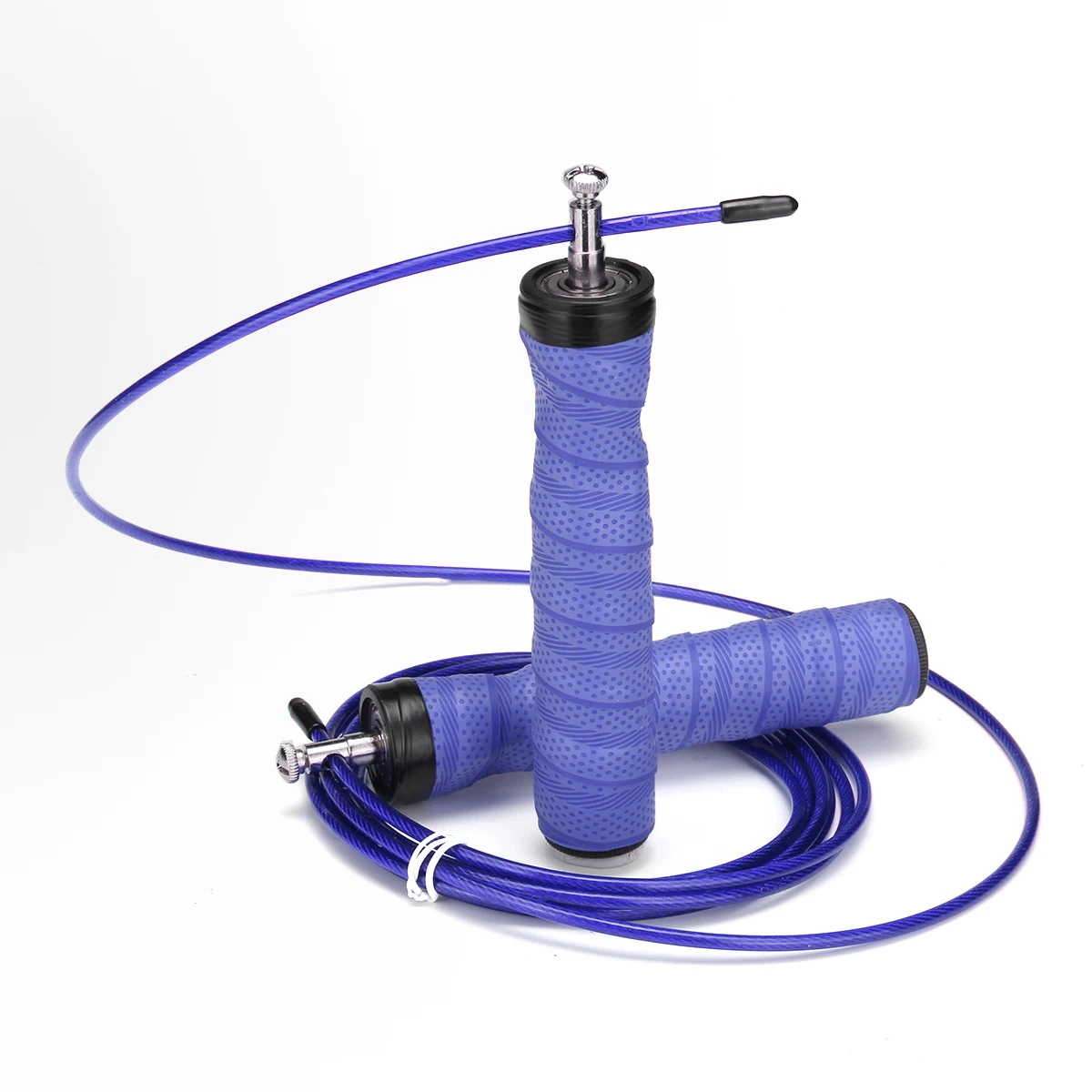 Blue 3.4MM Скоростные скакалки Rop Утяжеленные скакалки регулируемая стальная проволока Скакалка оборудование для фитнеса бокс ММА Тренировка - Цвет: Blue 3.4MM