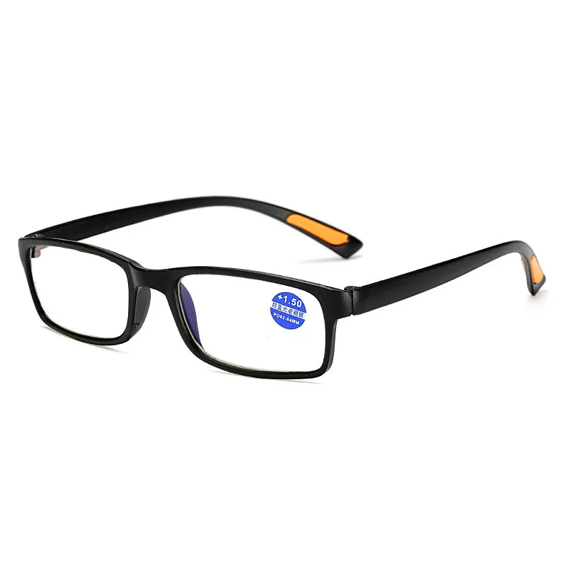 IBOODE TR90 квадратные анти-голубые световые очки для чтения для мужчин и женщин синяя пленка для дальнозоркости очки унисекс