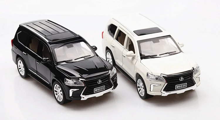 1/24 Lexus lx570 сплав модель внедорожника автомобиль. литых автомобилей детские игрушки коллекция автомобилей