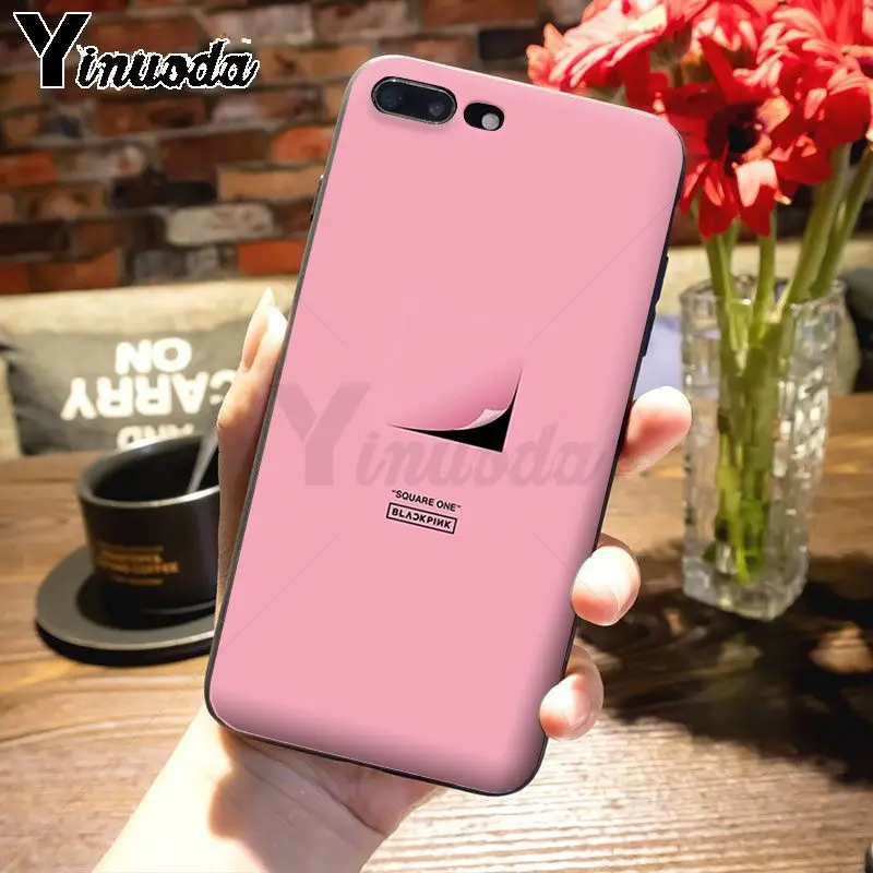 Yinuoda чехол для iphone 11 11pro max funda черный розовый черный k-pop kpop girl group чехол для телефона для iphone 8 7 6 6S Plus X XS MAX XR 5 5S SE 5C Чехол - Цвет: 5