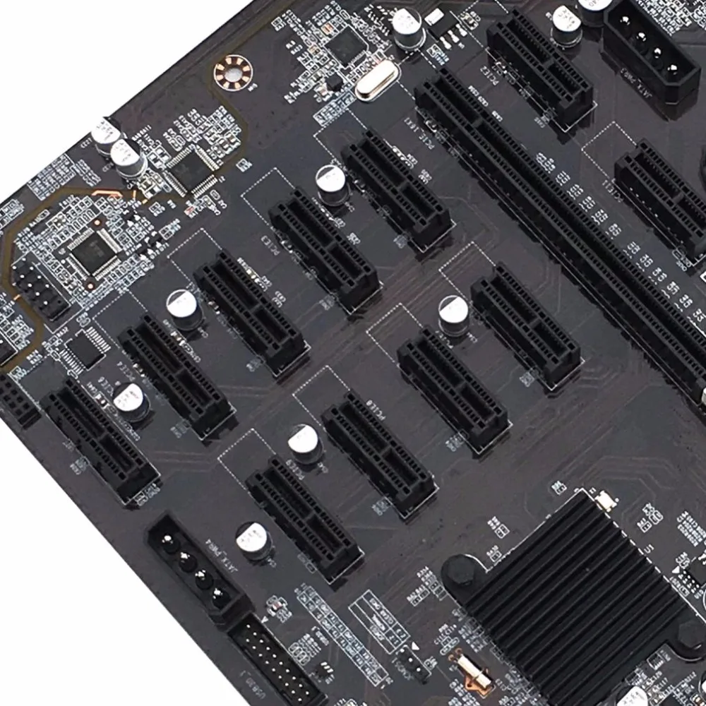 Новая горная материнская плата B250 BTC материнская плата LGA1151 cpu DDR4 память 12 карта USB3.0 материнская плата
