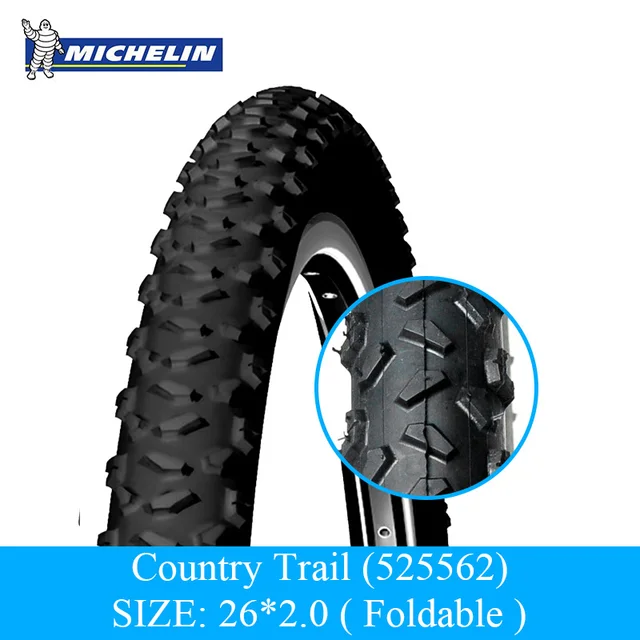 MICHELIN 26*2.0 Mountain Bicycle Bike Tire Tyre High Quality Rubber
