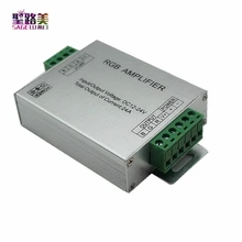 DC12V-24V Led RGB RGBW Amplifier Aluminum 24A 3CH 4CH Led Controller for 5050 3528 Led Strip Light Tape Power Repeater Console
