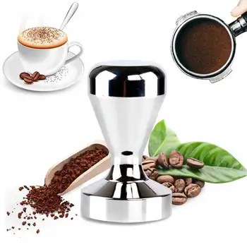 Coffee Barista Espresso Tamper 51mm Base Clear Body Stainless Steel Press Coffee Barista Espresso Tamper 51mm Base Clear Body Stainless Steel Press