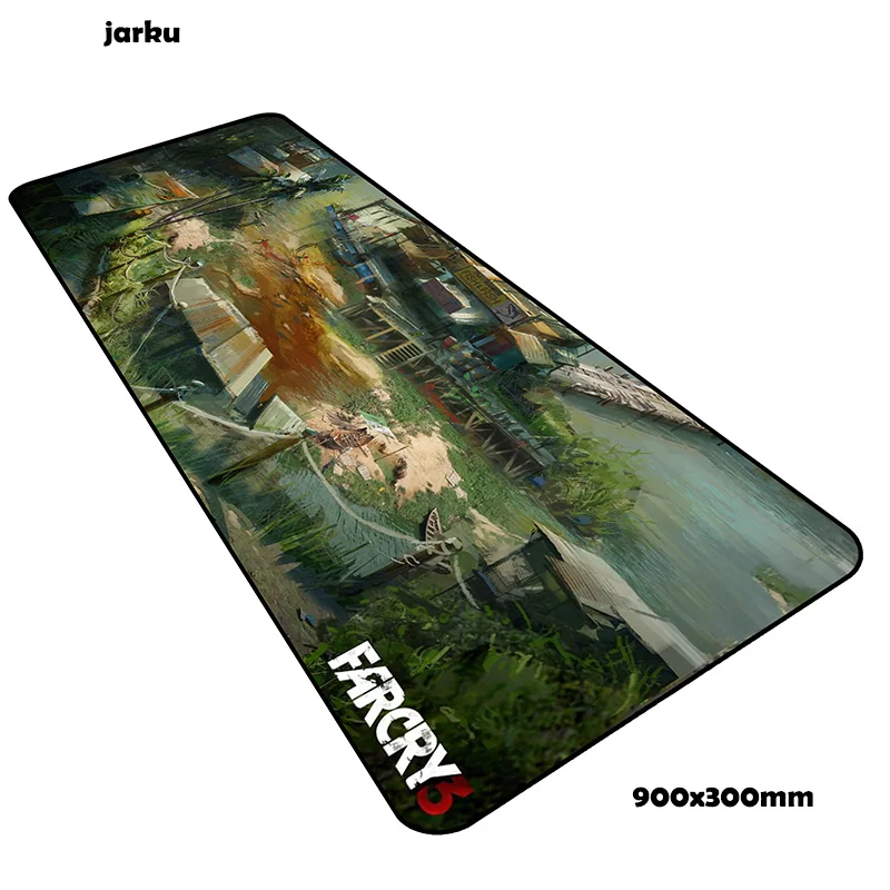 far cry mouse pad 900x300mm mats office Computer mouse mat gaming accessories 3d large mousepad keyboard games pc gamer