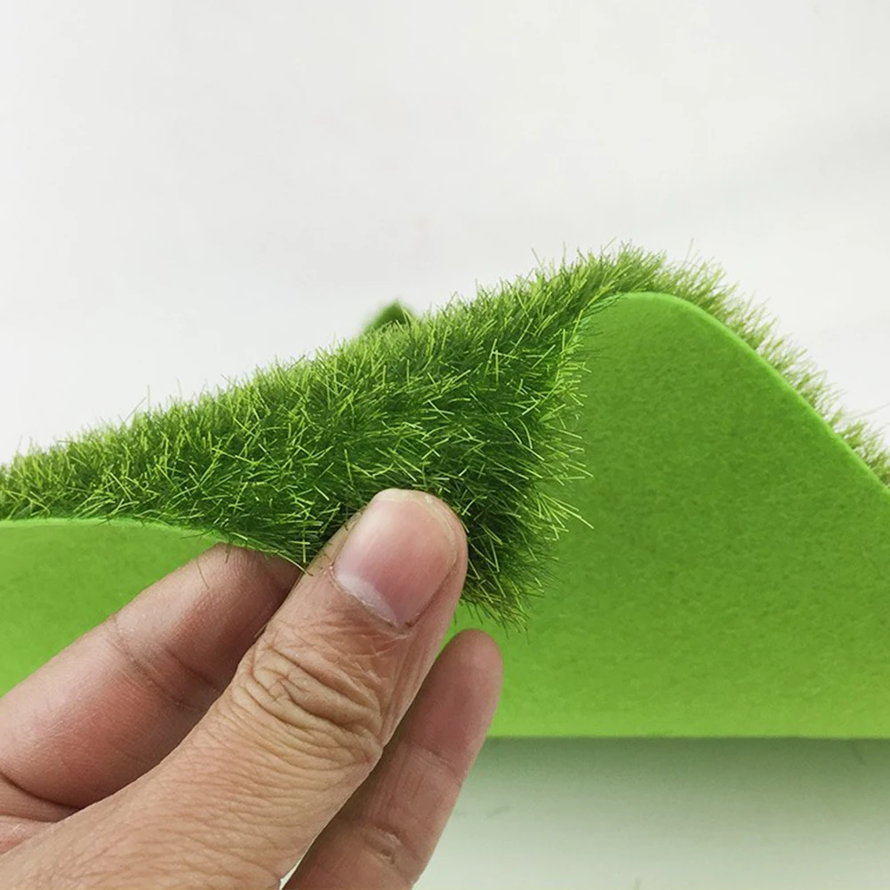 4 шт. 30x30 см искусственная зеленая трава Moss моделирование пены газон поддельный мох миниатюрное украшение в виде газона реквизит декоративное оформление для сада