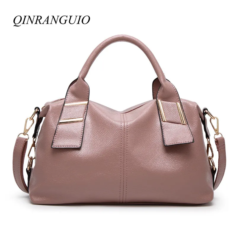 

QINRANGUIO Bags Handbags Women Famous Brands Crossbody Bags for Women 2019 New Women Bag Vintage Women Leather Handbags Tote Bag
