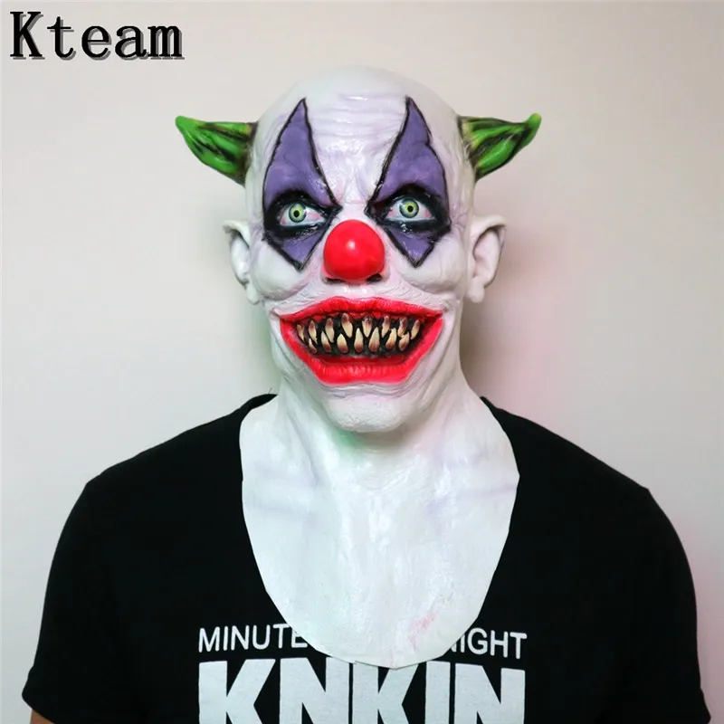 

Hot New Black Friday Deals Newest Arrivals faroot Stephen King's It Mask Clown Mask Halloween Cosplay Costume Props Party Masks