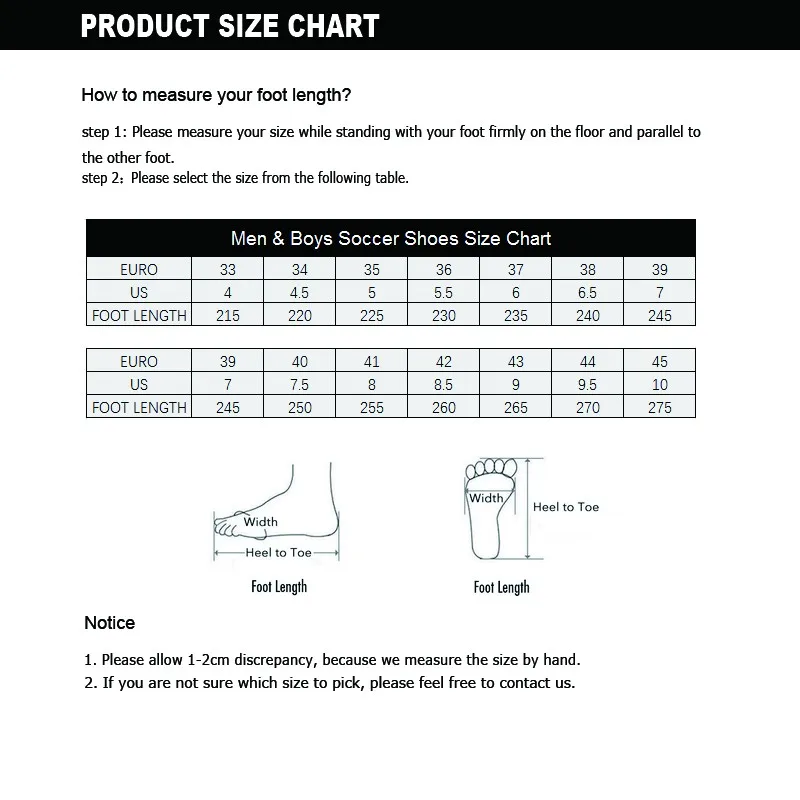 football boots size