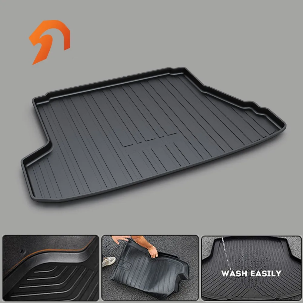 Rubber Rear Trunk Cargo Tray Rear Trunk Cover Floor Mats FOR KIA CERATO SEDAN 2011 2017