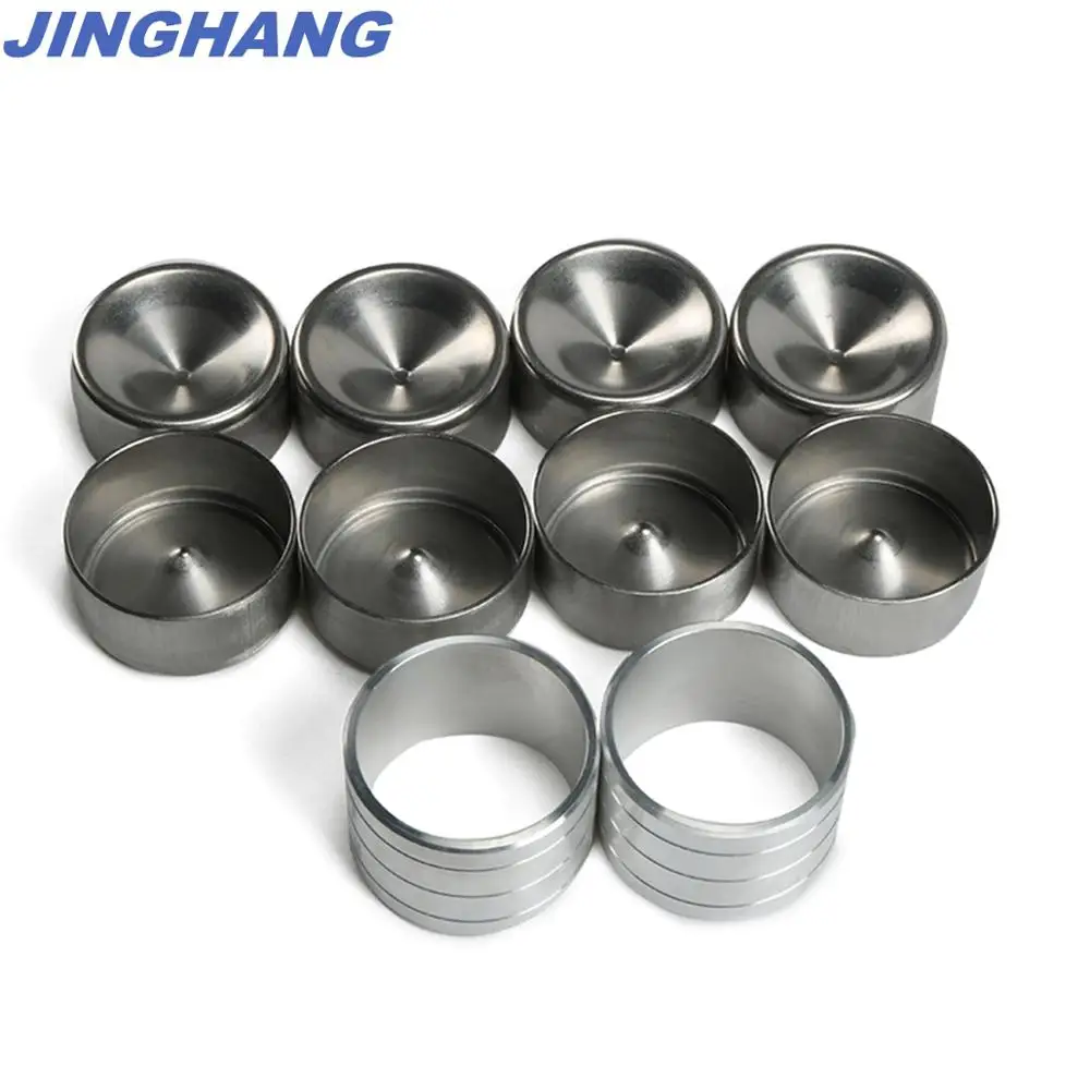 

8 X4003 NAPA CUPS 1.800" Stainless Steel WITH SPACERS For Wix24003