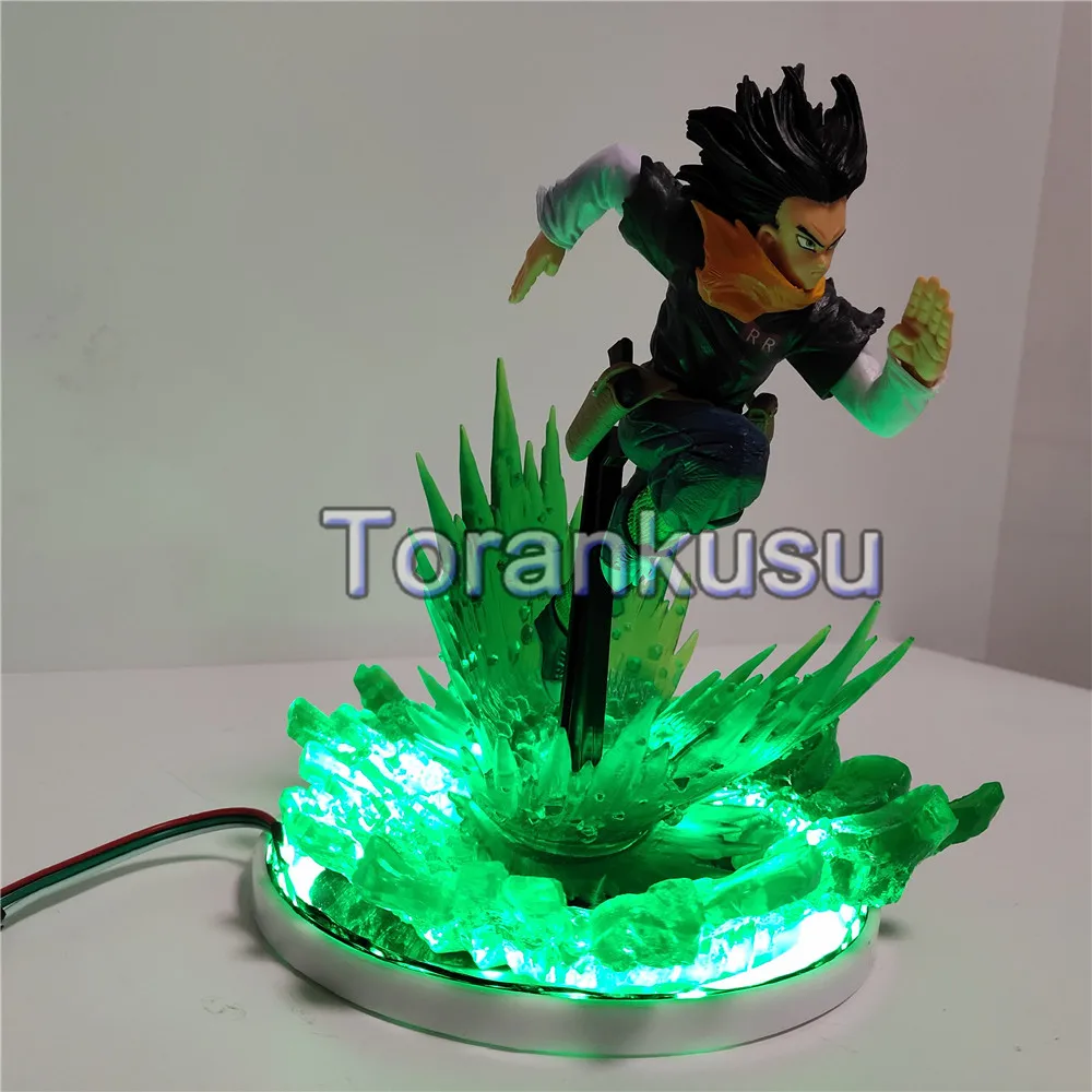 Dragon Ball Z Android 17 Lapis светодиодный 3D DIY фигурка аниме Brinquedos Banpresto мировая фигурка Колизей Juguetes DBZ фигурка