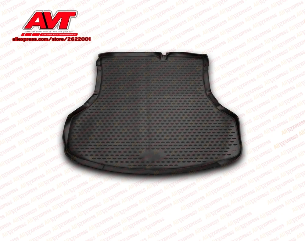 

Trunk mats for Nissan Sentra 2014- sedan 1 pcs rubber rugs non slip rubber interior car styling accessories