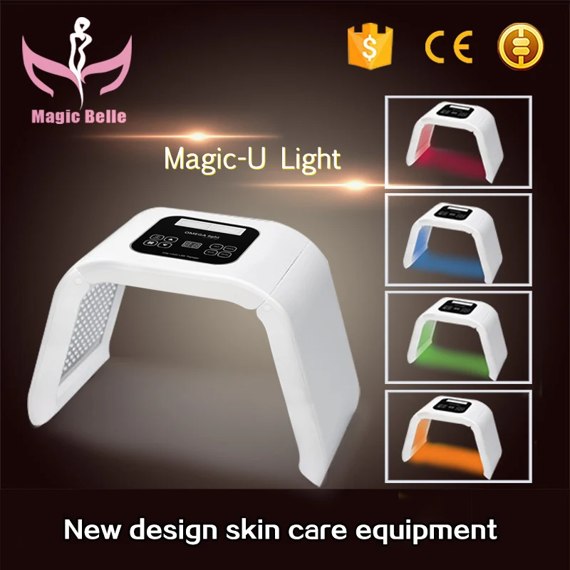 

High Quality!!! LED Light Therapy Machine!!! 4 Colors PDT LED Omega Light for spa use
