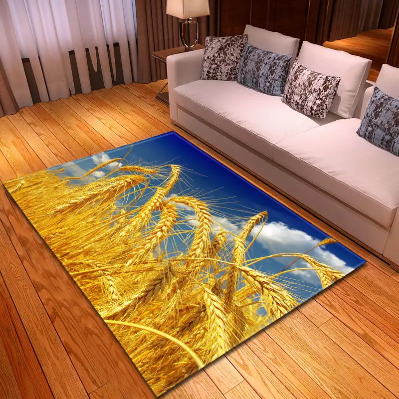 

Europe Modern Simple 3D Printed Carpet Area Rug Non Slip Floormat Large Blanket Tapete for Living Room Bedroom Home Decor