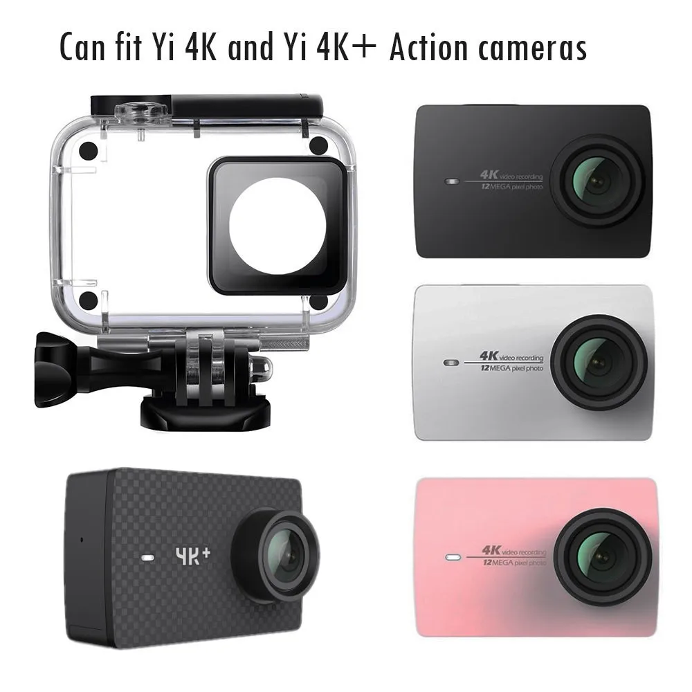

Underwater 45m Waterproof Diving Protective Housing Case For Xiaomi 4K/ Yi 4K /Yi Lite/YI Discovery 4K Action Camera Accessories