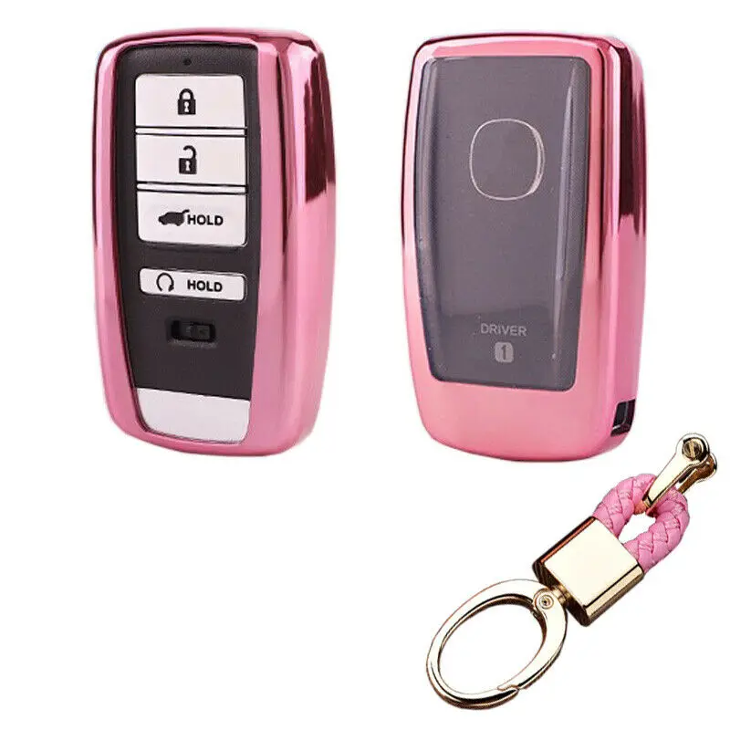 

1pcs Car Auto TPU Smart Remote Key Fob Case Cover For Acura RLX RDX TLX ILX MDX