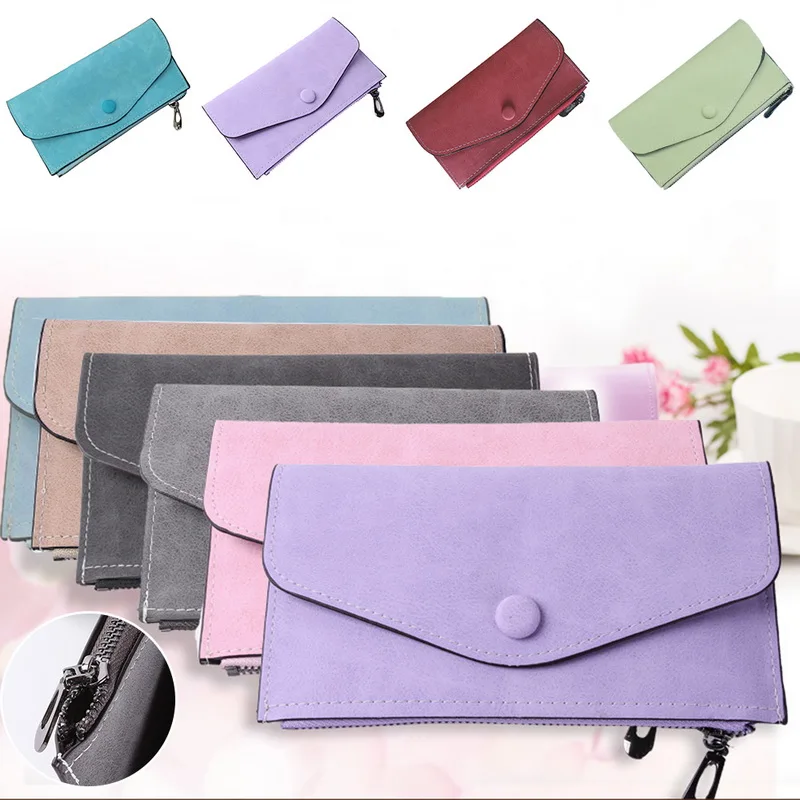

Luxury Brand Women Wallet Fashion Hasp PU Leather Wallet Female Purse Clutch Money Bag Women Phone Card Holder Wallet Coin Purse