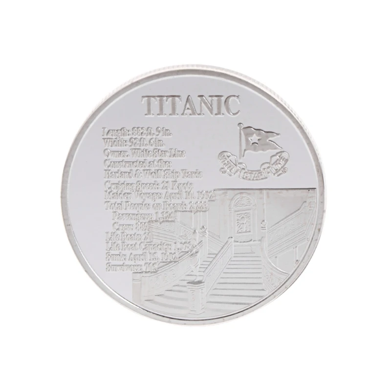 Commemorative Coin Titanic Ship Incident Collection Arts Gifts BTC Bitcoin Alloy Commemorative Coin Titanic Ship Incident Collection Arts Gifts BTC Bitcoin Alloy