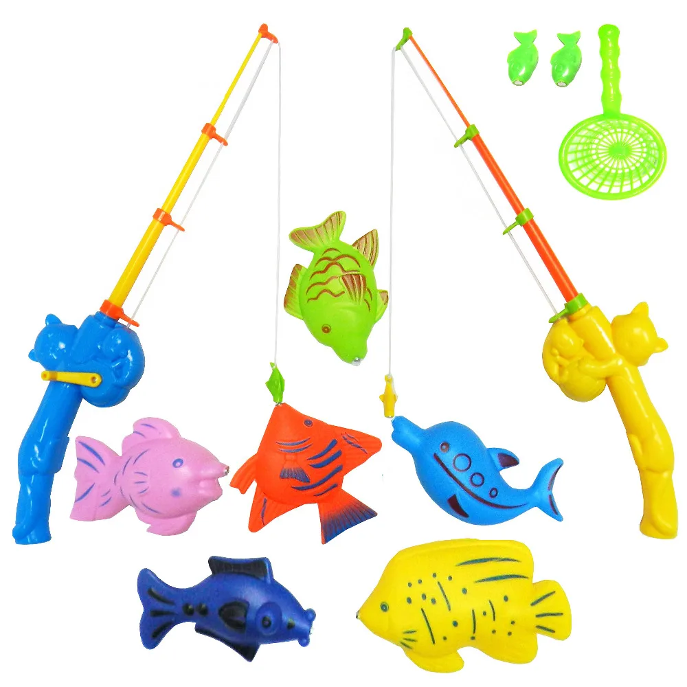 9 Pcs Bath Toys Set Summer Beach toy Fishing Toys Waterproof