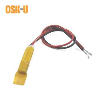 

2PCS Insulated Film PTC Heater Element 24V 10x6x3mm 80 Celsius Degree PTC Heating Plate Thermostat Wattage 1-3W for Dryer