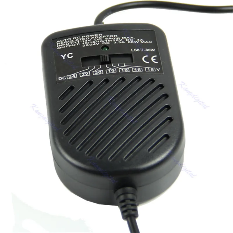 2018 High Quality 15V to 24V 8 x Detachable DC plugs Universal Car DC Laptop Charger Power Supply Adapter for Laptop Notebook 2018 High Quality 15V to 24V 8 x Detachable DC plugs Universal Car DC Laptop Charger Power Supply Adapter for Laptop Notebook