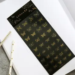 5 шт./лот прекрасные растения закуски наклейки с бабочками DIY ручная книга альбом телефон дневник декоративные наклейки