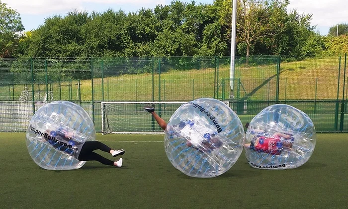 

1.2m colorful inflatable PVC bubble football suits bumperz ball
