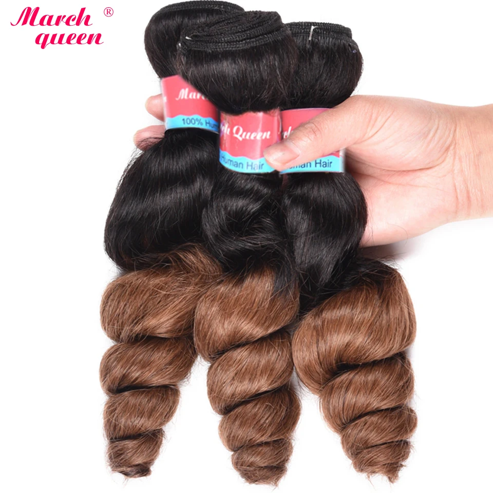 ombre 1b 30 loose wave hair 5