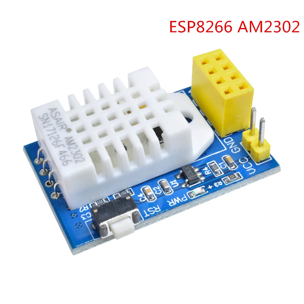 DHT22 AM2302 DHT11 цифровой Температура влажности Сенсор модуль Wi-Fi ESP01 адаптер ESP 01 ESP8266 ESP-01 программист для Arduino - Цвет: ESP8266 AM2302