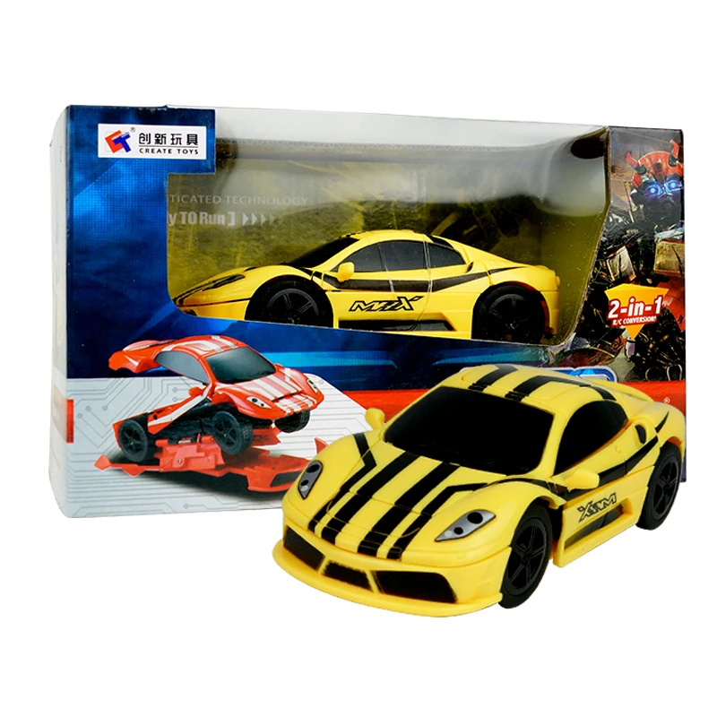 1:24 радио электрические роботы дистанционное управление деформация RC автомобиль