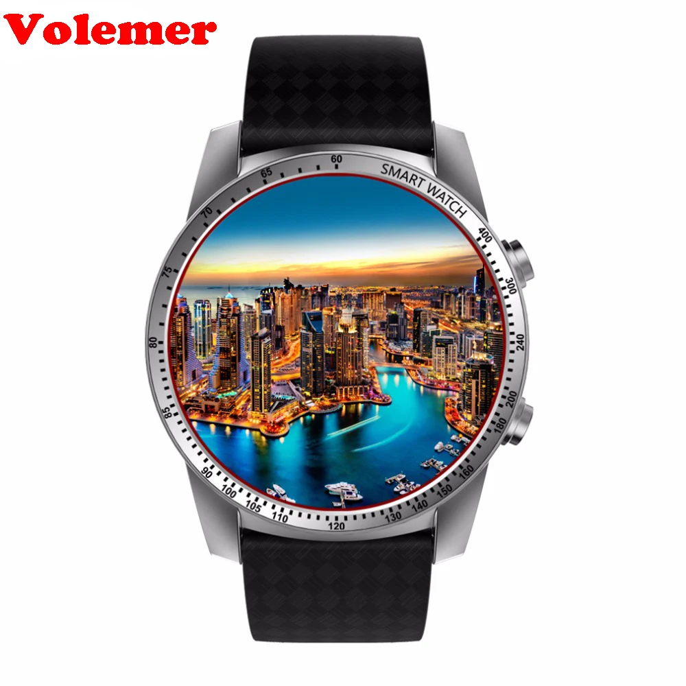 

Volemer KW99 Smart Watch Android 5.1 3G MTK6580 Quad Core 8GB Bluetooth SIM WIFI Phone GPS Heart Rate Monitor Wearable Devices
