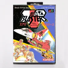 Воздушный Бастер(aka Aero Blasters) игровой картридж 16 бит MD игровая карта с розничной коробкой для sega Mega Drive для Genesis