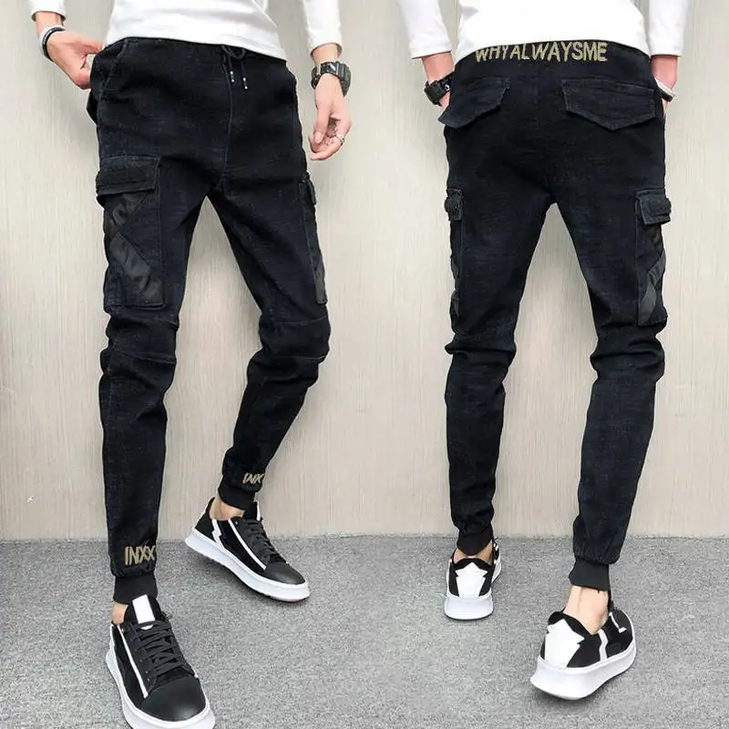 

New spring jeans, men's skinny pants, social spirit pants, students' leggings.