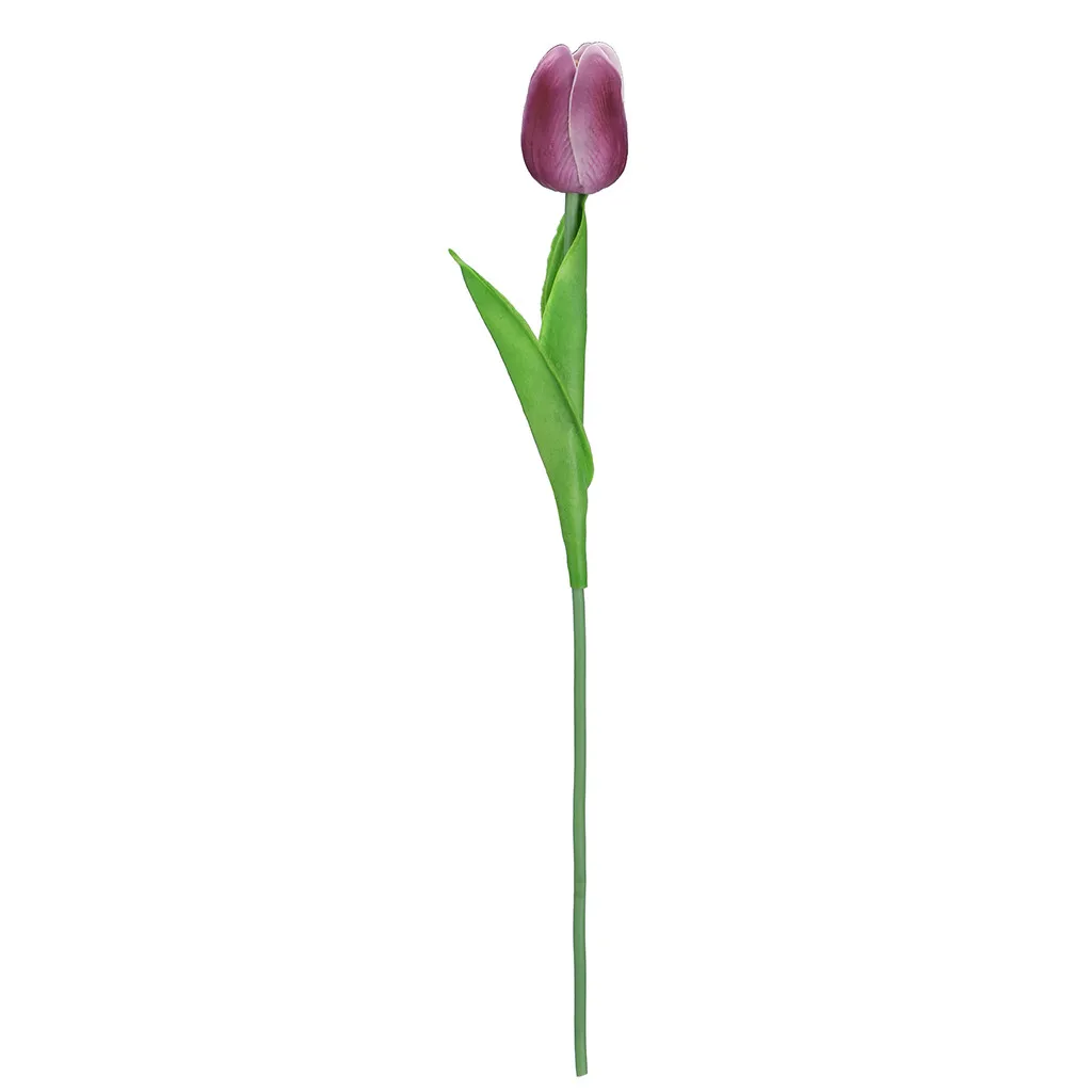 

Artificial tulipany fake Flowers PU flores artificiales para decora o mini Tulip for Home Wedding decoration cheap Flower 313W