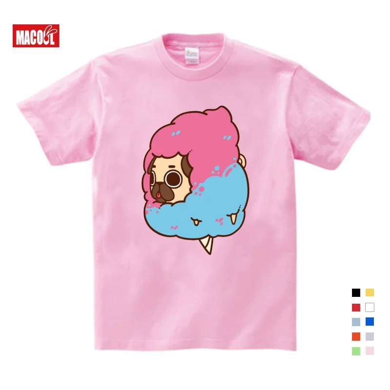

Summer Cartoon Puppy Dog Pals Print Tee Tops for Boy Girls Clothing Children White Funny T-shirt Preferred Holiday Kids T Shirt