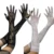 1 Pair Black White Fashion Sexy Women Lace Stretchy Elbow Length Evening Party Gloves Summer Sunscreen Fishnet Long Gloves