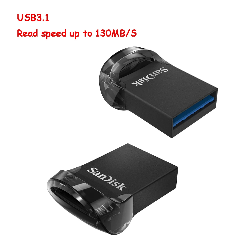 Sandisk CZ430 USB 3,1 флеш-накопитель, флешка, usb-накопитель, устройство для хранения, u-диск, флеш-накопитель, 16 ГБ, 32 ГБ, 64 ГБ, 128 ГБ, 256 ГБ