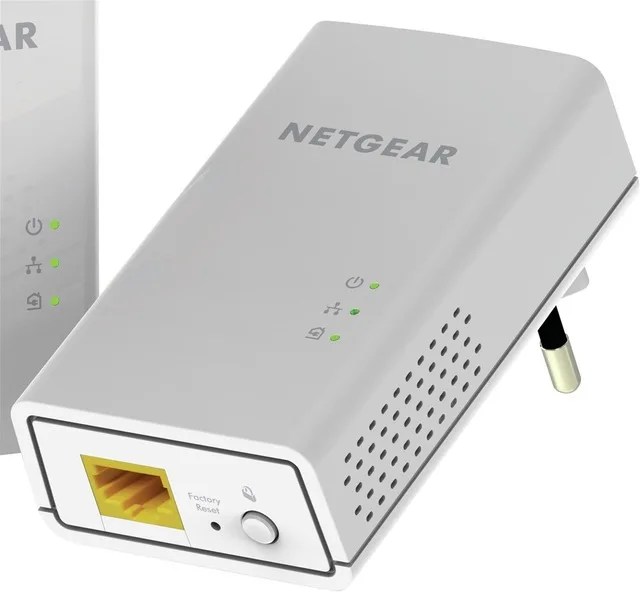 

Netgear PL1000-100PES, 1000 Mbit/s, IEEE 802.3, Gigabit Ethernet, 10 Mbit/s, HomePlug AV2, 500 m