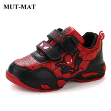 Детская обувь с рисунком Человека-паука; Детские кроссовки; Осенняя спортивная обувь для мальчиков; нескользящие кроссовки для бега