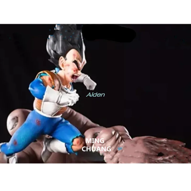 1" Статуя Dragon Ball Saiyan бюст Вегета против сына Гохан полная длина портрет большая обезьяна анимационная фигурка GK PF игрушечная коробка 46 см B1233