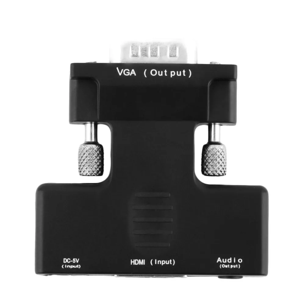 Новое поступление Женский HDMI на мужской VGA Аудио адаптер HDMI HD кабель конвертер адаптер для компьютера ноутбука Настольный