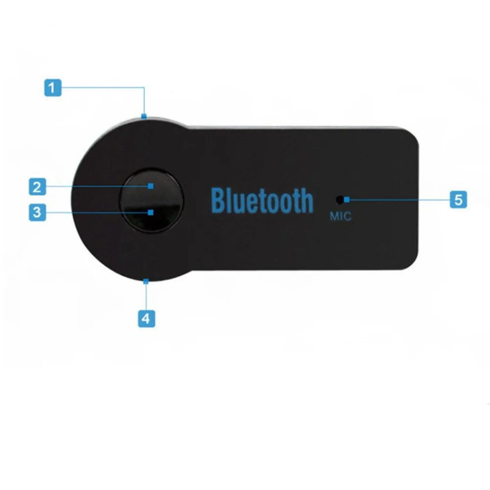 Автомобильный Aux беспроводной приемник 3,5 мм Беспроводной автомобильный аудио плеер беспроводной Handsfree адаптер вызова Aux приемник 3,5 мм