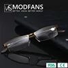 Titanium Alloy Reading Glasses Men Rectangle presbyopic Eyeglasses man Ultralight Vintage Business Hyperopia diopter +1.0+1.5+4 ► Photo 1/6