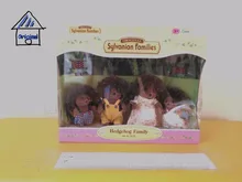 original Sylvanian Family of Hedgehog family mini size action Figures Anime Cartoon figures Toys Child Toys